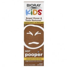 Bioray, Kids, NDF® Pooper, добавка для активації роботи кишечника, манго, 59 мл (2 рідк. унції)